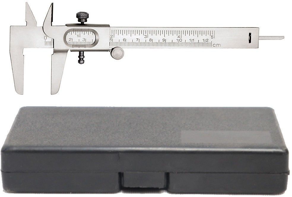 calliper 12.5 cm Stainless steel Vernier caliper slide caliper with plastic case Vernier Caliper-image-7