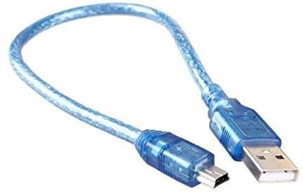 ds robotics Scriptronics USB 2.0 A to USB 2.0 Mini B Cable for Arduino Nano Electronic Components Electronic Hobby Kit image 1