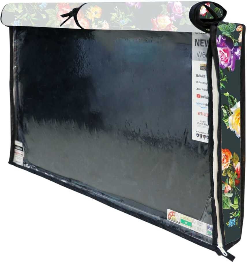 Wacky led tv 55 cover for 55 inch iFFALCON ,Motorola, Adsun, LG Led TV - LED-55-Green-White-Rose-picture-16