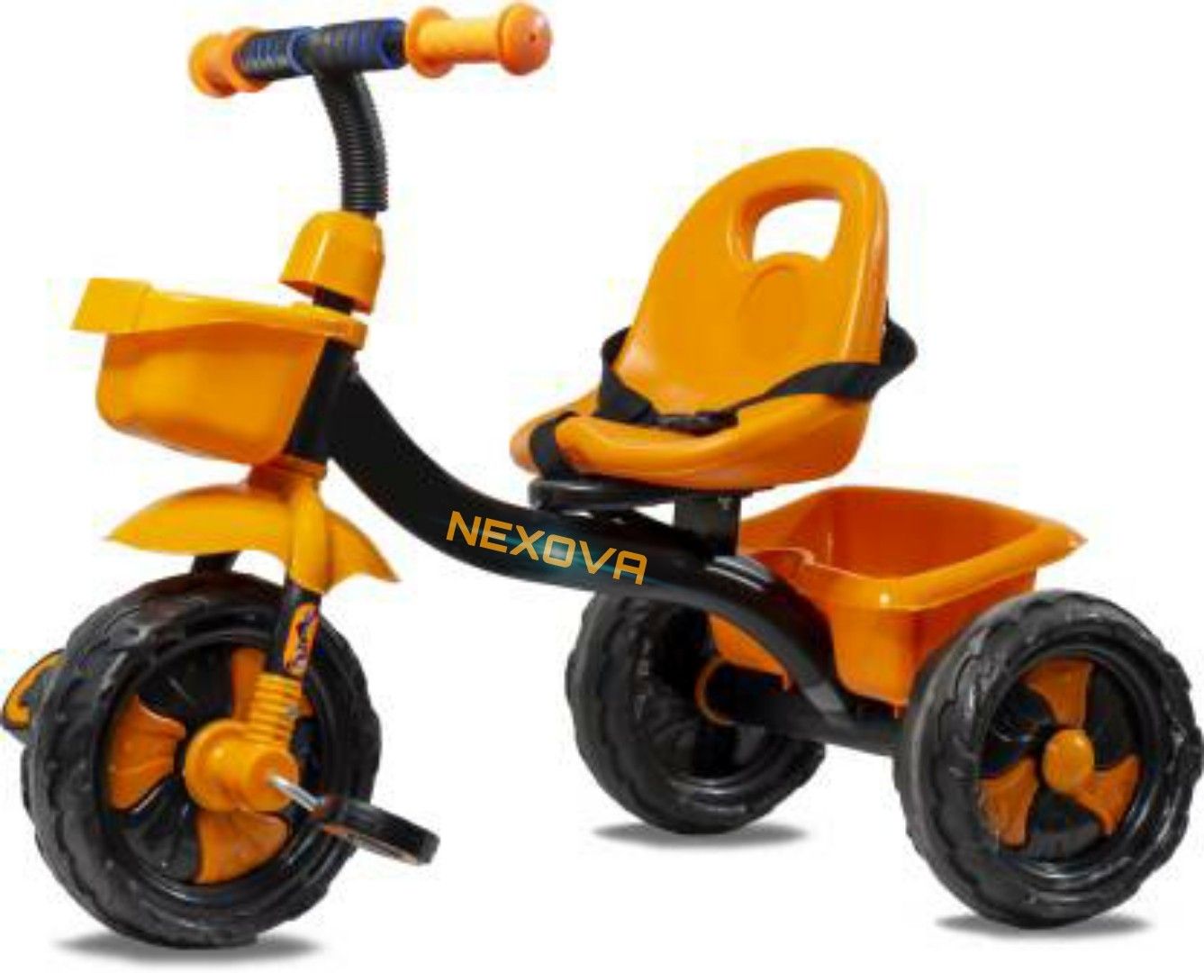 BABY BOY & BABY GIRL TRICYCLE NEXOVA_02 -ORANGE Tricycle-image-5