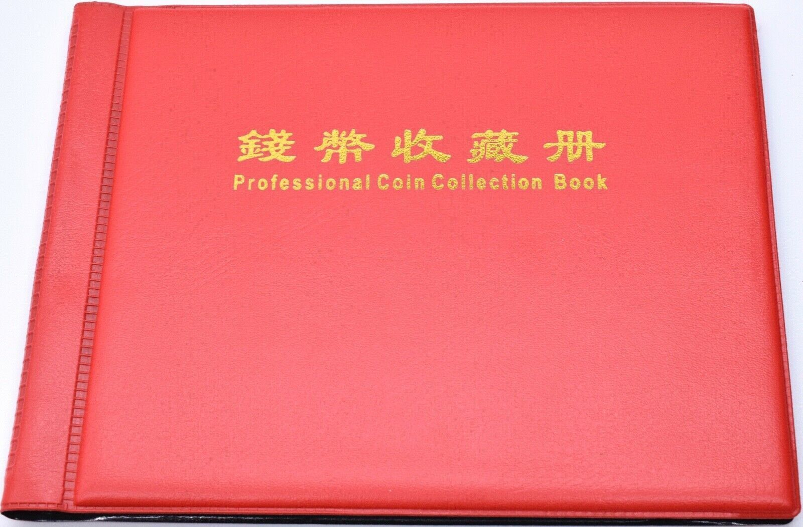 mopslik 240 Pockets Coin Holder Collection Coin Storage Album Book for Collectors For 3X3 CM Coins (Red) Album-picture-27