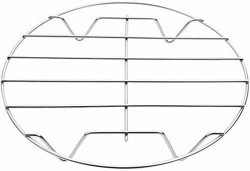 31475 Cooking Rack Round 304 Stainless Steel Baking and Cooling Steaming Rack W Stand Cookware 3 Slice Toast Rack