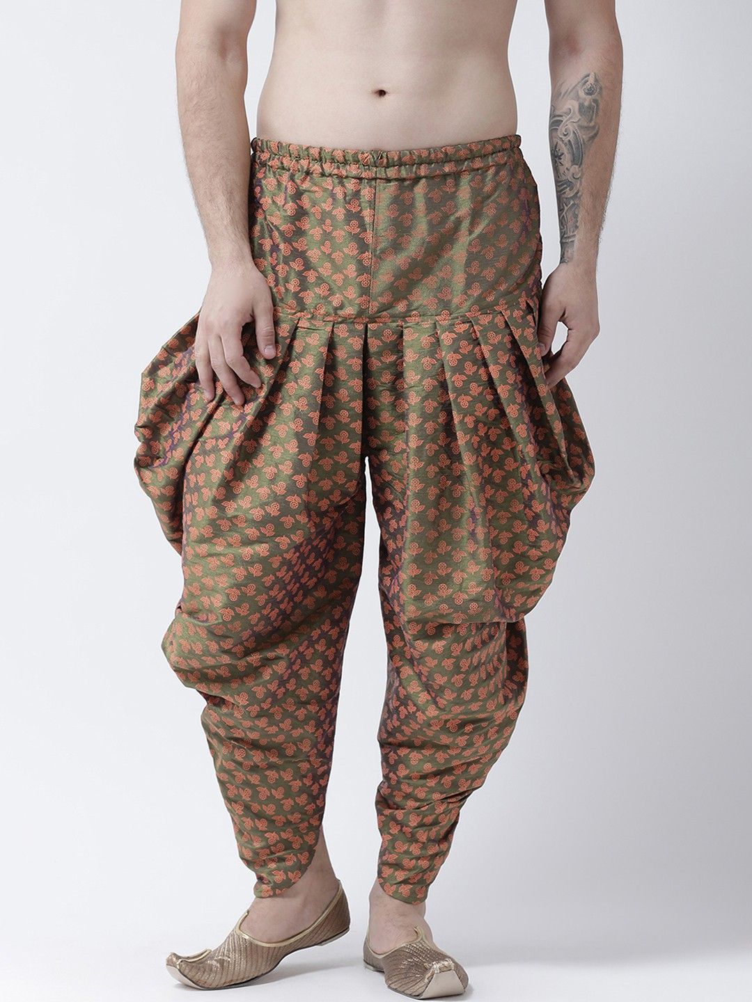 Silk Blend Printed Patiala