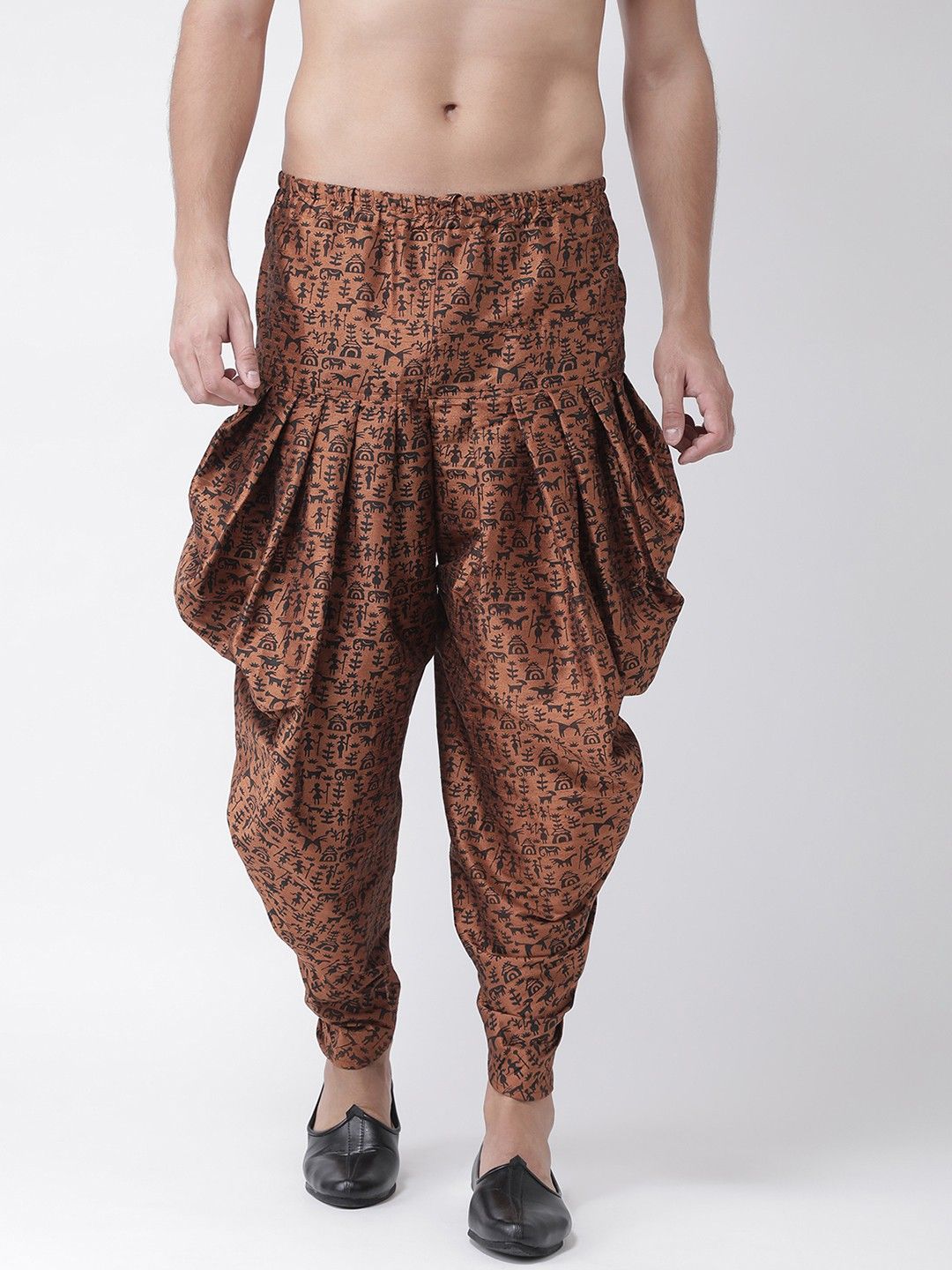 Silk Blend Printed Patiala