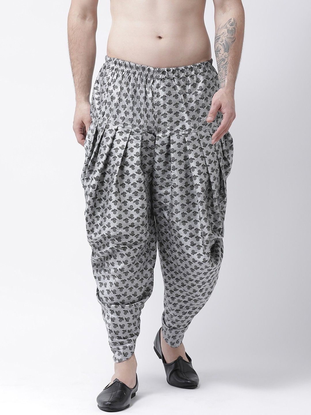 Silk Blend Printed Patiala