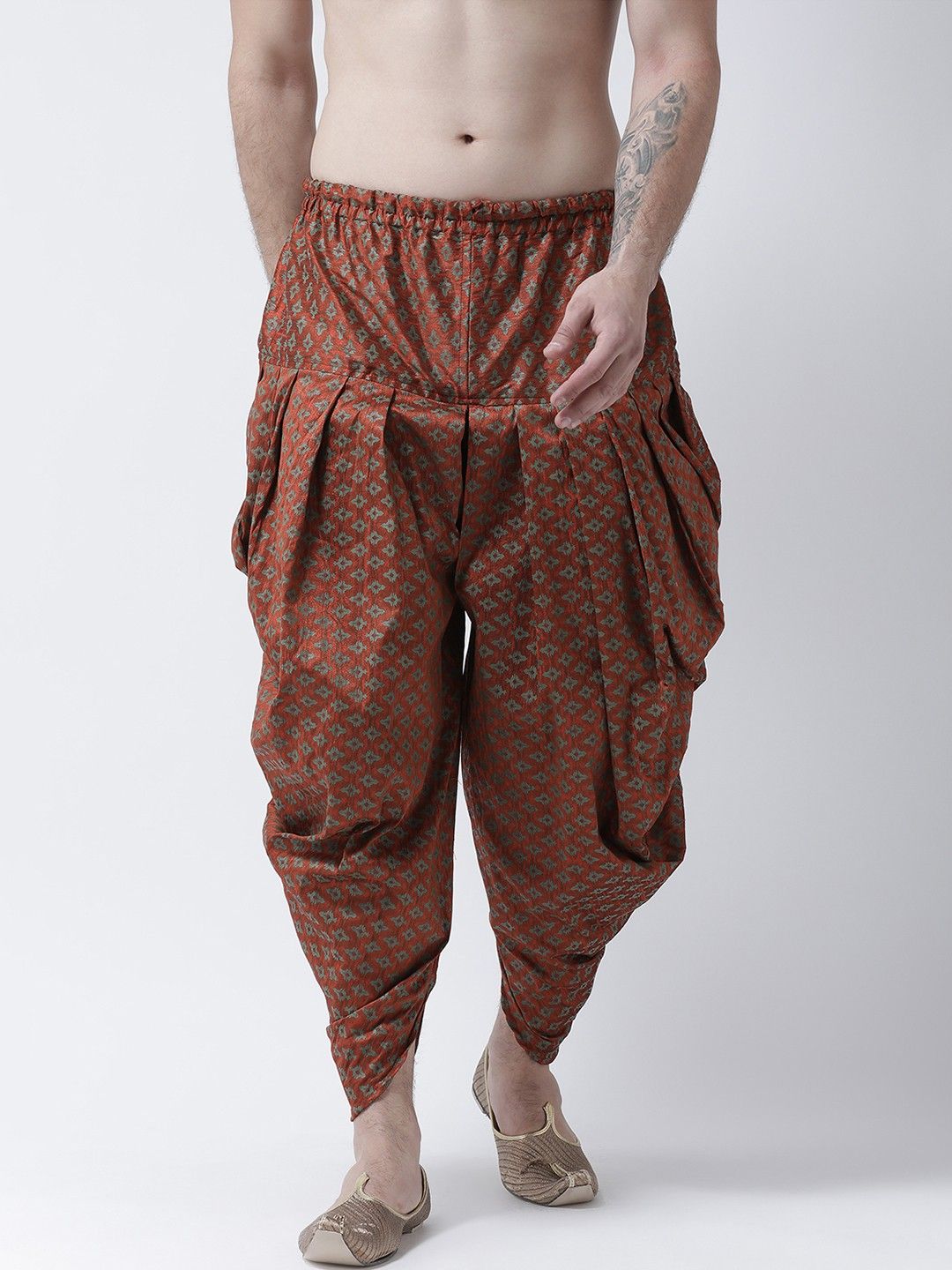 Silk Blend Printed Patiala