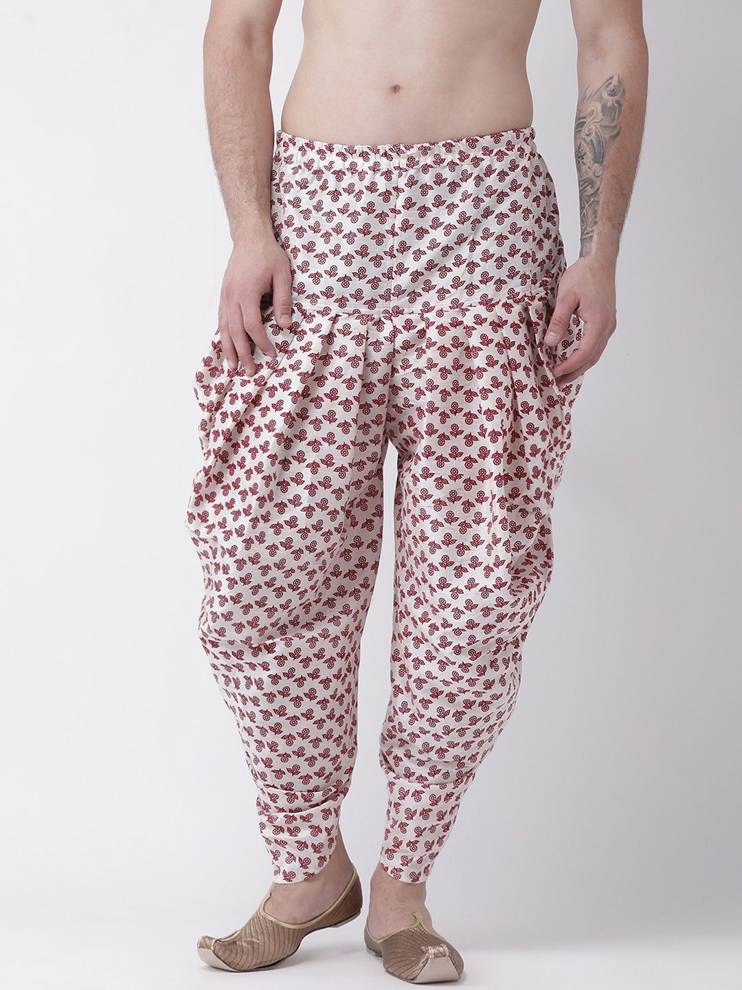 Silk Blend Printed Patiala