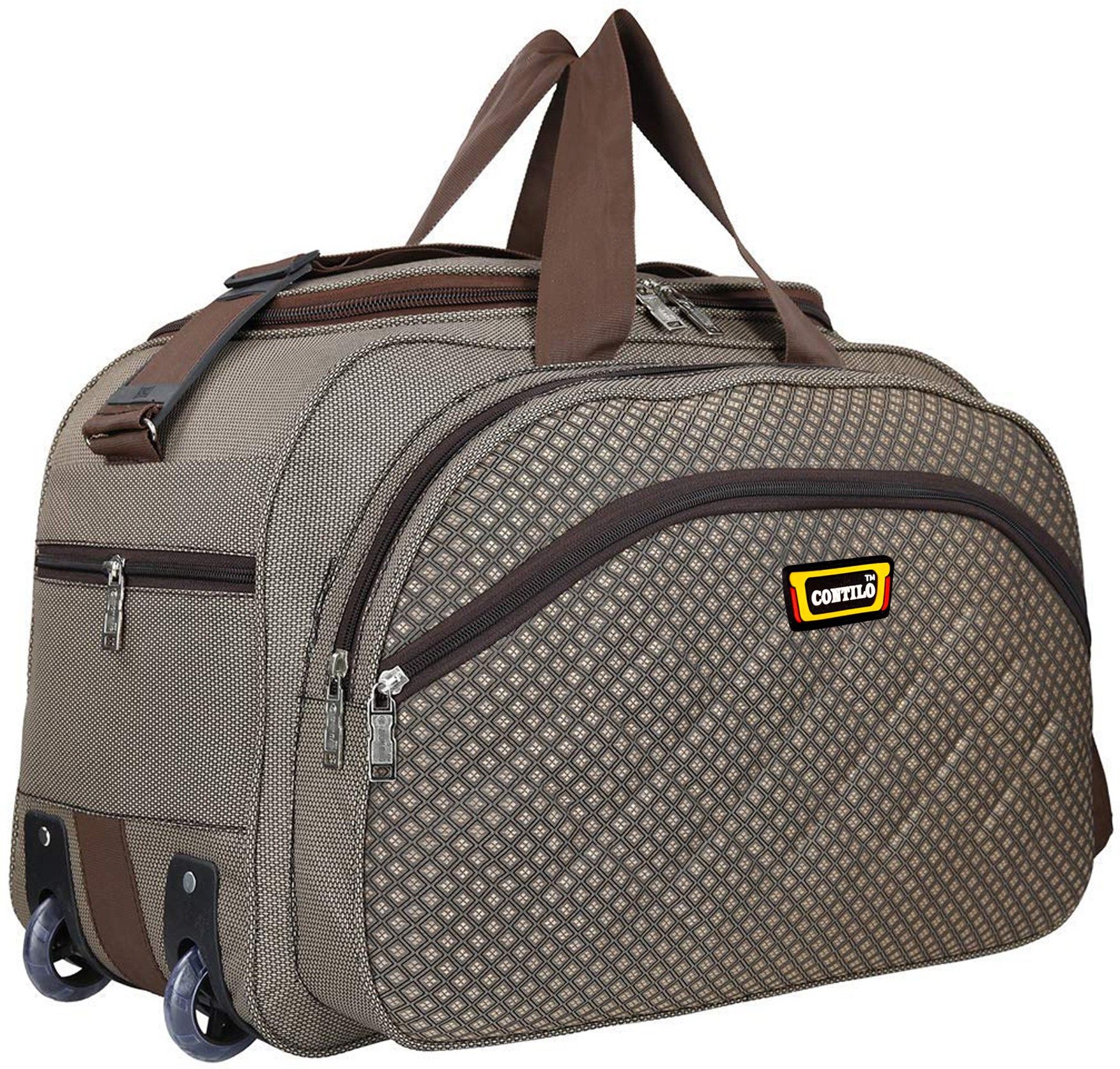 55 Liters Heavy Dutty Travel Luggage Bag Travel Duffel Bag - Brown