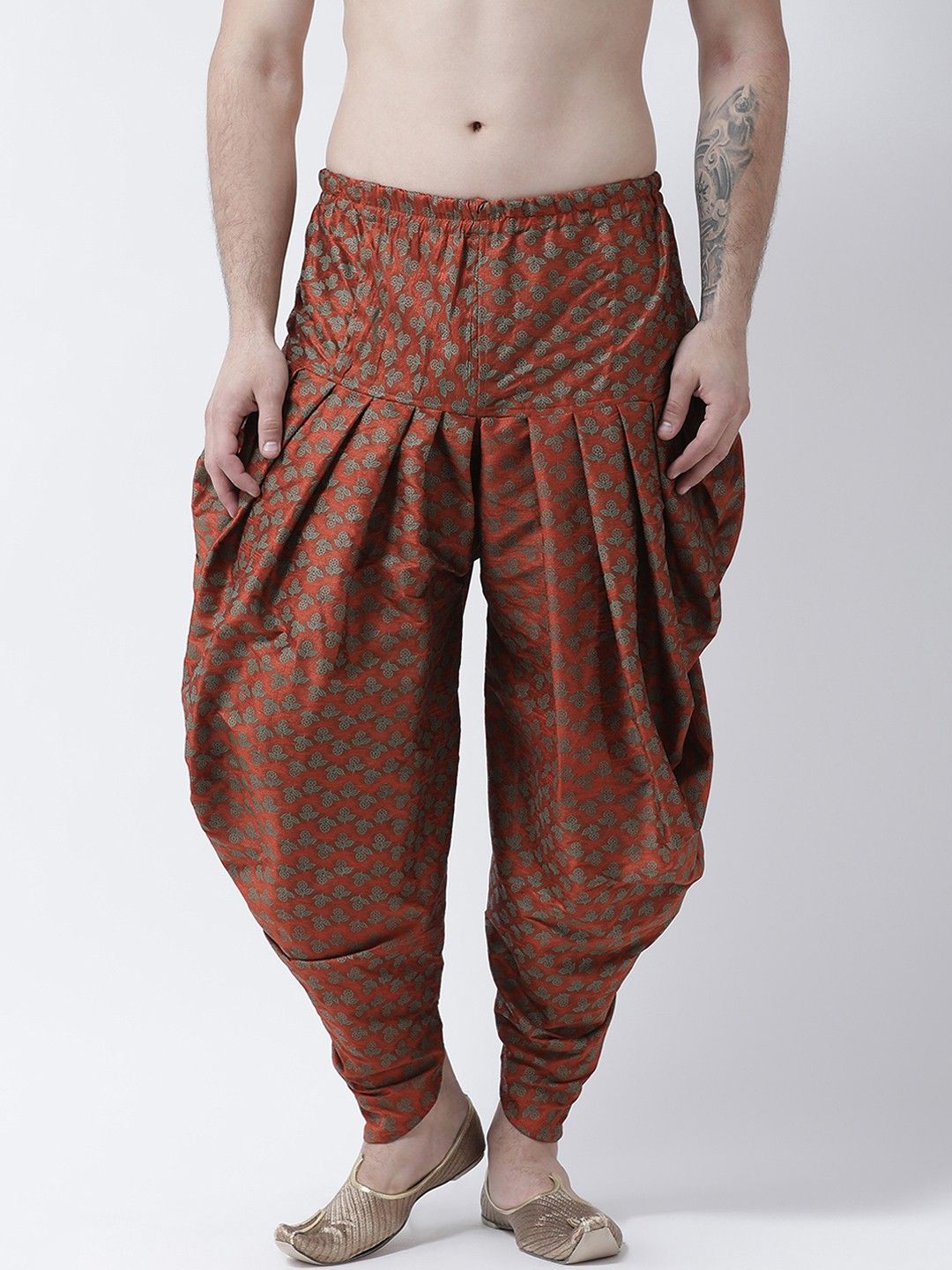 Silk Blend Printed Patiala