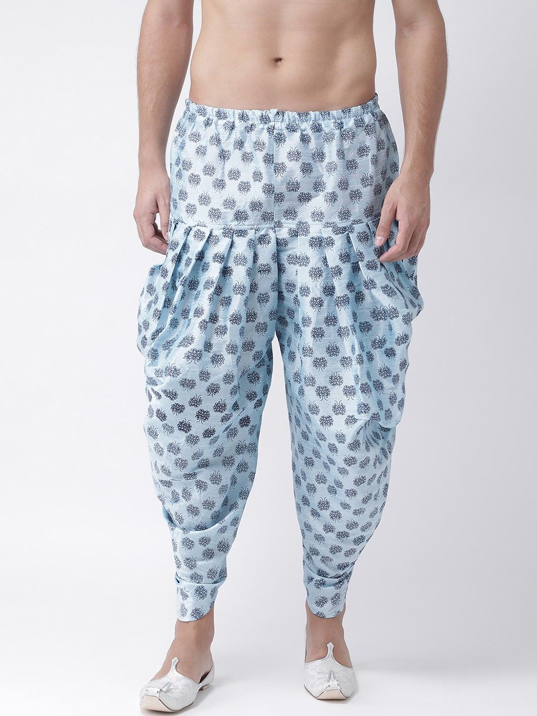 Silk Blend Printed Patiala