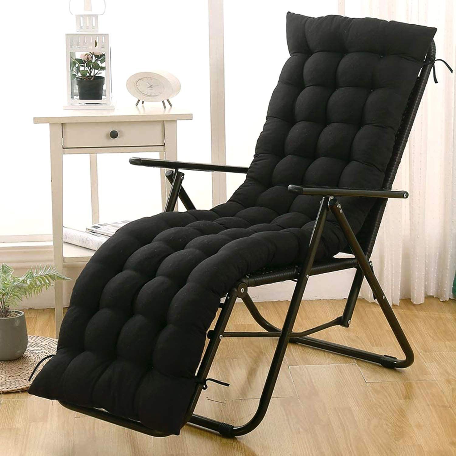 Cotton Solid Chair Pad Pack of 1