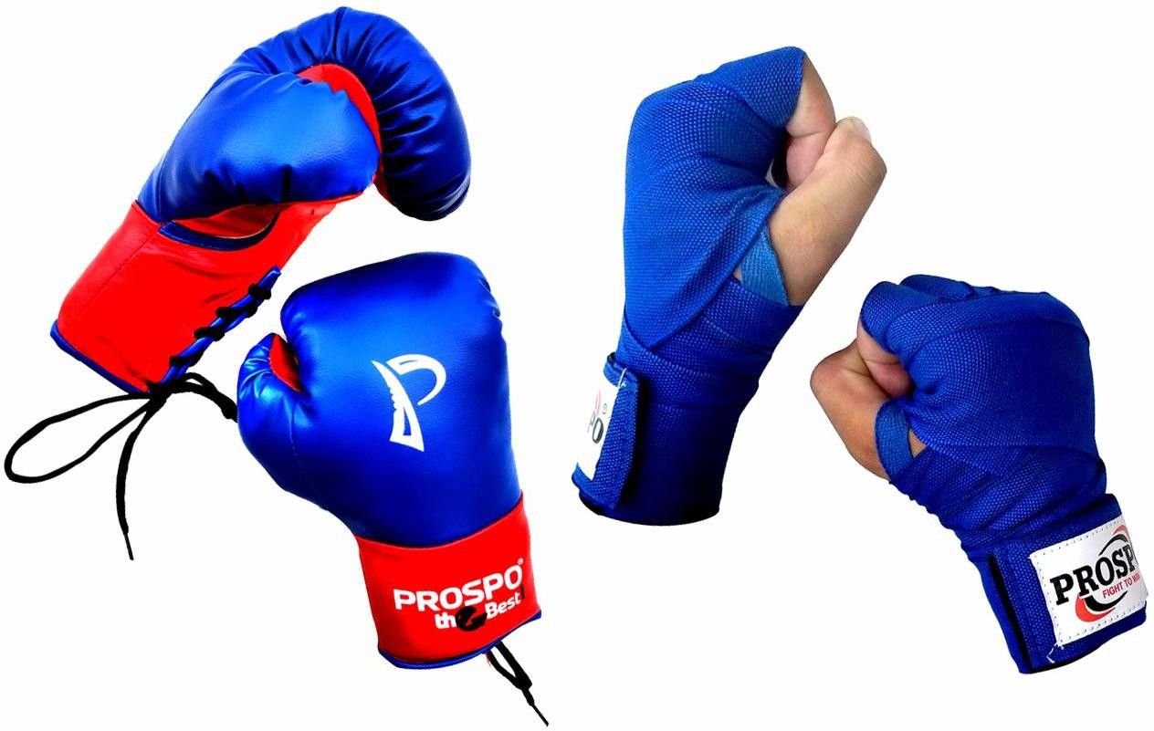 prospo Boxing Gloves with Laces and with Velcro,Glove and Handwrap Combo Size 12oz Boxing Gloves-picture-33