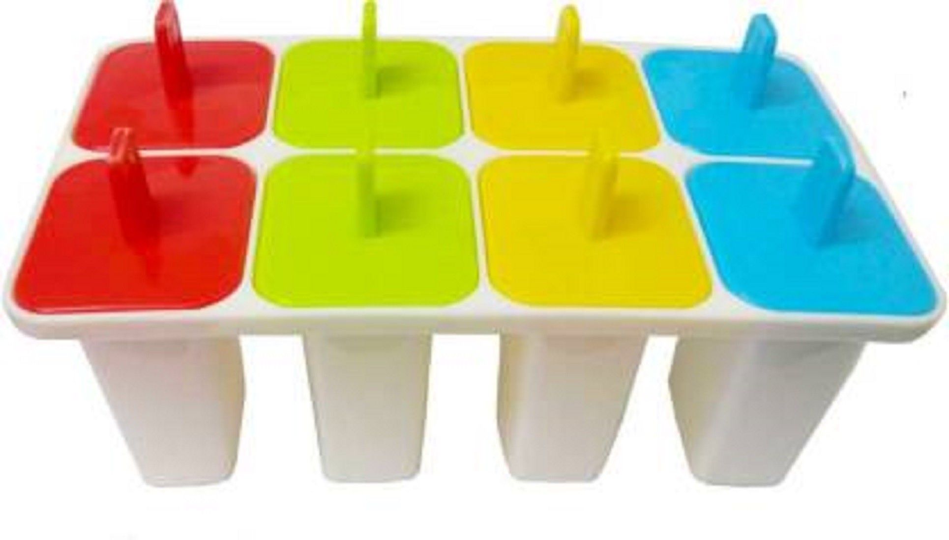 Multicolor Plastic Ice Cube Tray-image-9