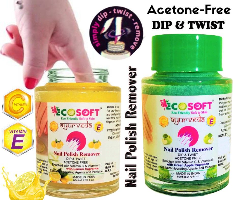 Ultimate Premium Dip & Twist Instant Nail Polish Remover Nail Polish Remover - Acetone Free, Enriched with Vitamin C or Vitamin E with Lemon or Green Apple Fragrance.Contains Hydrating Agents & Perfume.-image-48