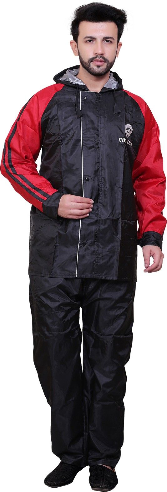 click one Colorblock Men Raincoat-picture-23