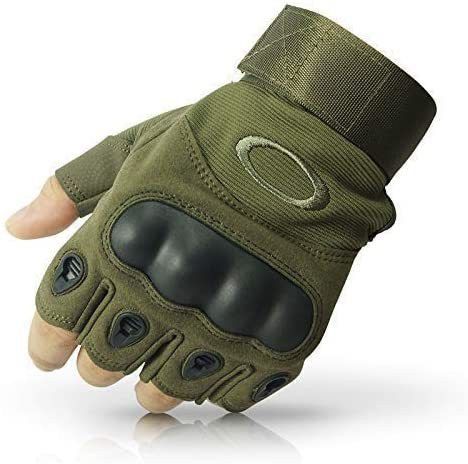 Nylon Tactical Half Finger Gloves for Sports Gym & Fitness Gloves