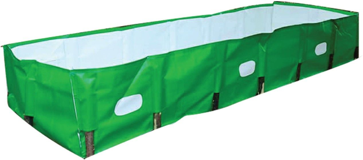 mipatex 450 GSM HDPE Organic UV Coated for Vermi Compost Making Bed, 6x4x2 ft (Green) Grow Bag-picture-28