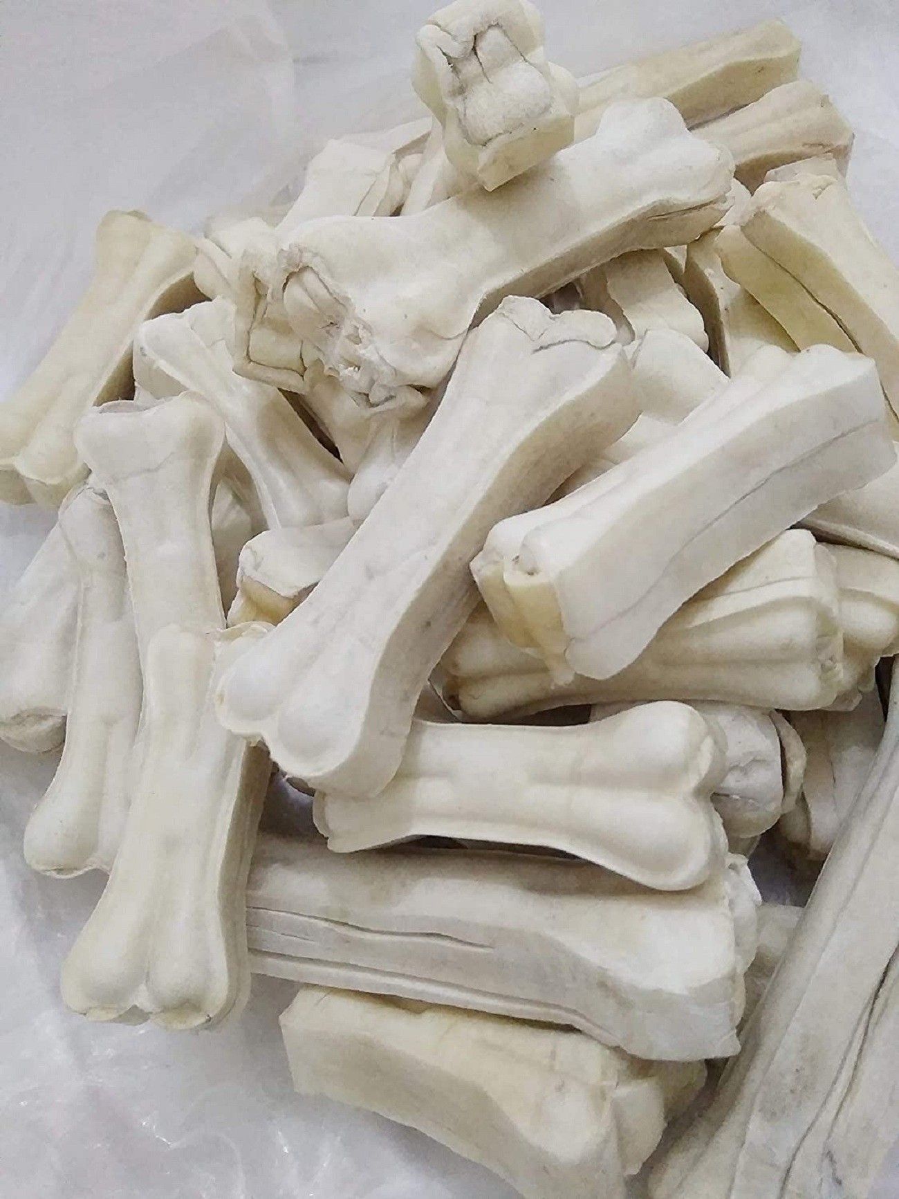 6 Inches Rawhide Pressed Flavor Dog Calcium Treat Bones for Puppy Chicken Dog Chew-image-14