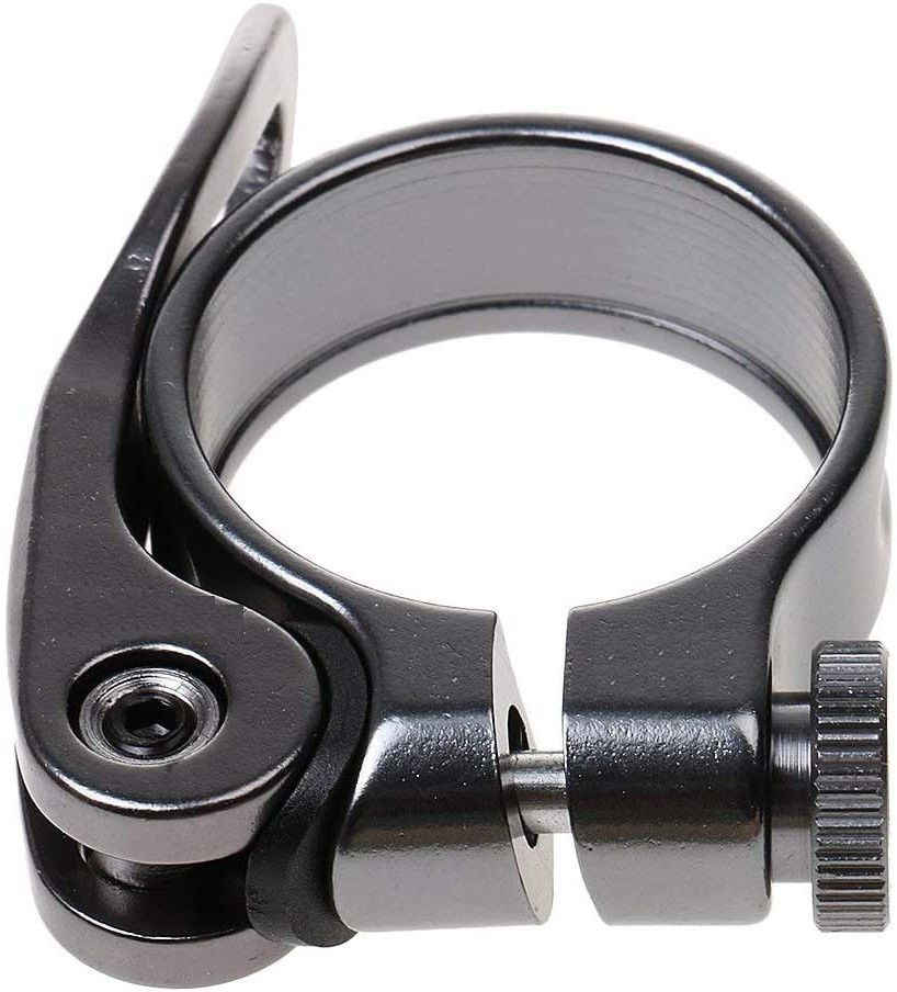 Quick Release Seat Clamp For Bicycle Seatpost Alloy Cycle Saddle MTB Bikes Saddle-image-47