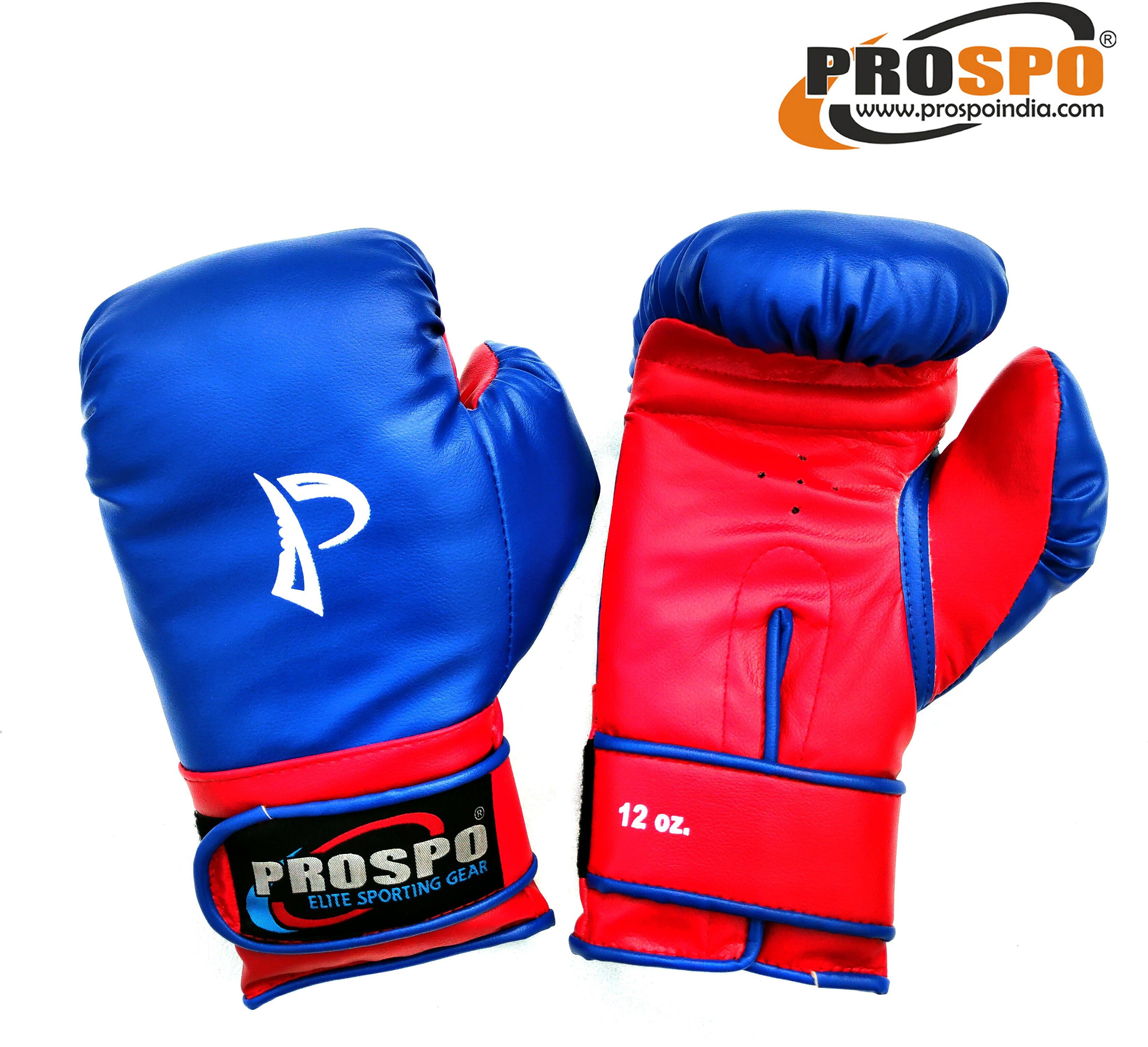 prospo Boxing Gloves with Velcro,Glove and Handwrap Combo Size 14oz Boxing Gloves-picture-12