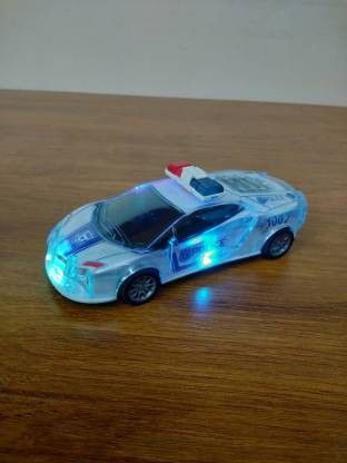 primefair Police Car with Lights Friction Music and Siren Sound Police 3D Car Police Car-picture-10
