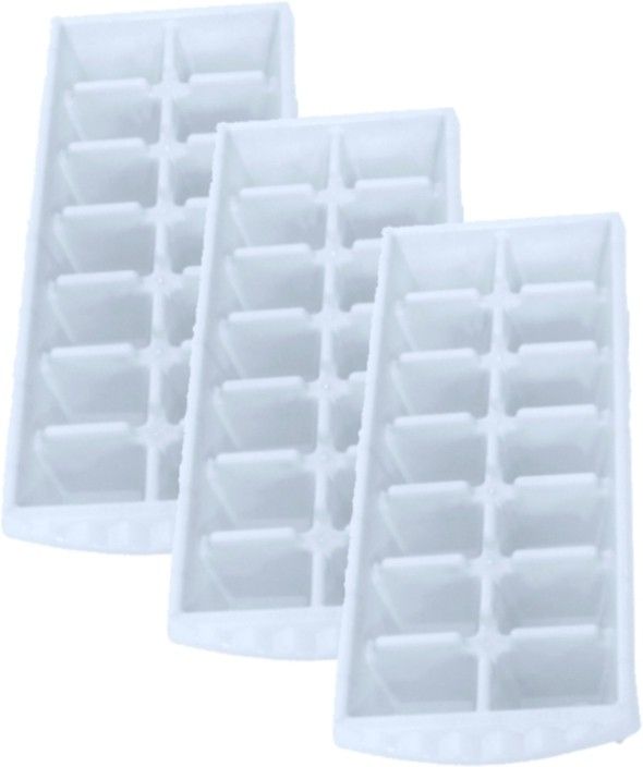 White Plastic Ice Cube Tray-image-10