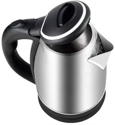 2002- Fast Boiling Tea Kettle Cordless, Stainless Steel Finish Hot Water Kettle – Tea Kettle, Tea Pot – Hot Water Heater Dispenser Beverage Maker (2 L, Silver, black) Electric Kettle-image-21