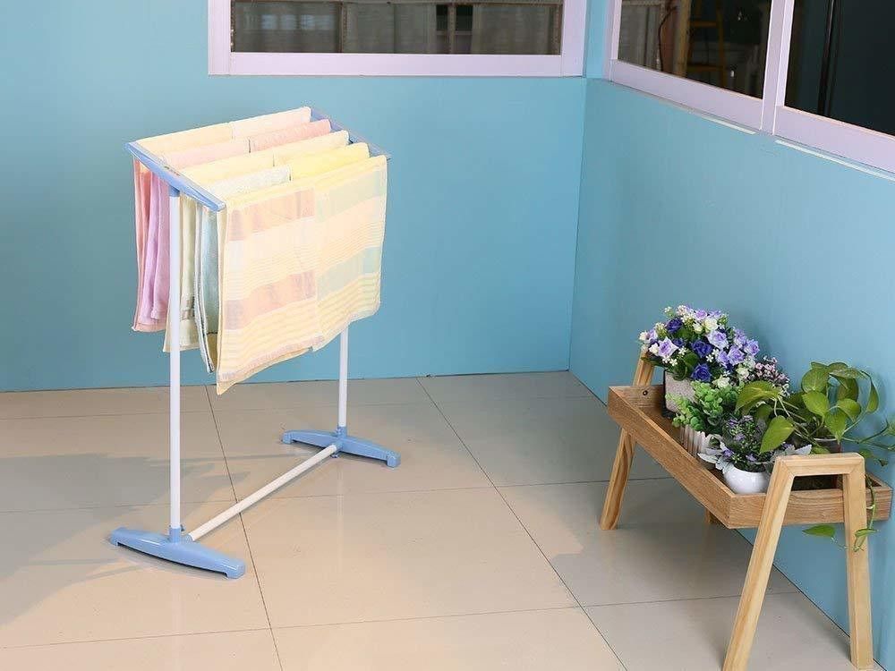 niralasa Steel and Plastic Made Multi-Purpose Mobile Towel and Cloth Rack Holder Multi Towel Holder-picture-11