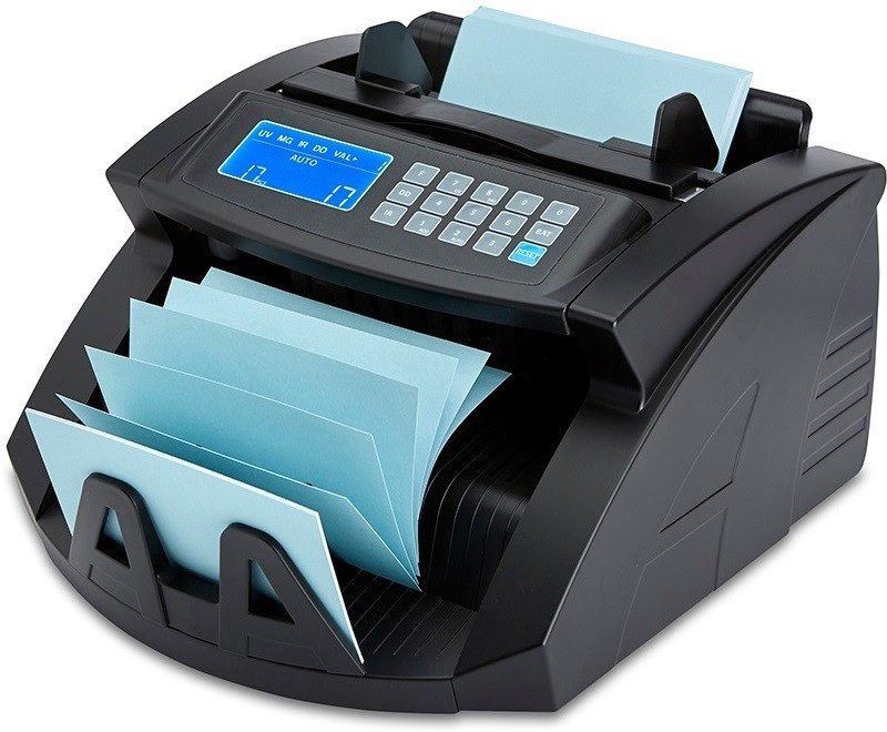 Drop2Kart Automatic Bill Counting Machine – Bank Approved, User Friendly, 4 Fakenote Detection Functions (UV/MG/MT/IR), LED External Display Note Counting Machine image 1