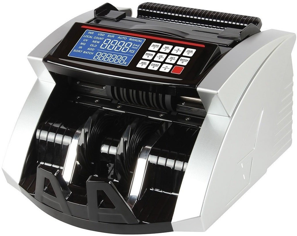 Drop2Kart Cash Counter with UV/MG/MT/IR Note Detection, Bright TFT LCD Display with All INR Support & Fake Note Alarm Note Counting Machine image 1