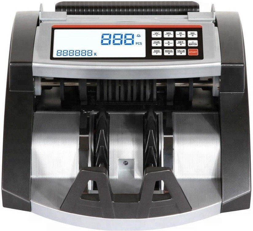 Drop2Kart Cash Counter Updated for All Old & New INR, UV/MG/MT/IR Japanese FakeNote Detection Sensors, ADD+BATCH Mode Note Counting Machine image 1