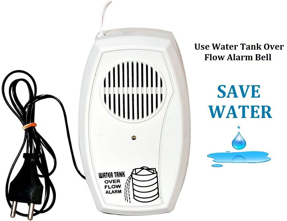 REALON Automatic Water Tank Overflow Alarm Bell with Multi Voice- Hindi and English Language Announcement Wired Sensor Security System-picture-44