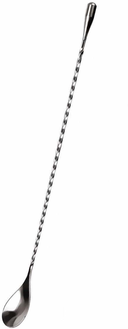 Dynore Teardrop Twisted Design Bar Spoon 1 - Piece Bar Set