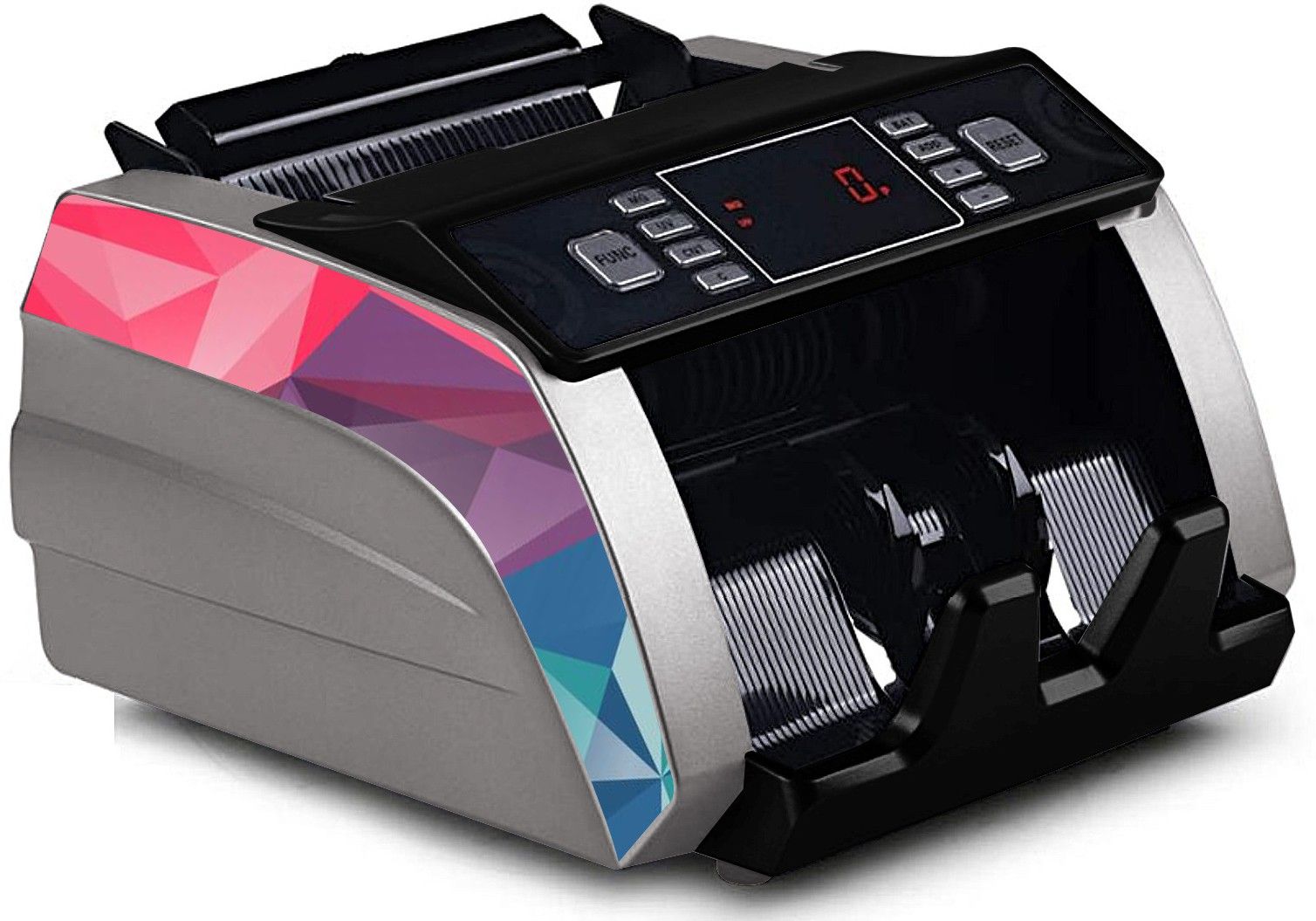 Drop2Kart Bill Counter - LED Display, UV/MG Image Sensors, Multiple Operation Modes, Fake-note Alarm, LED External Display Note Counting Machine-image-37