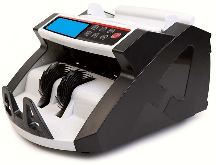 Drop2Kart Bill Counter - Automatic Count, Dual HeavyDuty Motor, UV/MG/MT/IR FakeNote Detection, Counts All INR, External LED Display Note Counting Machine image 1
