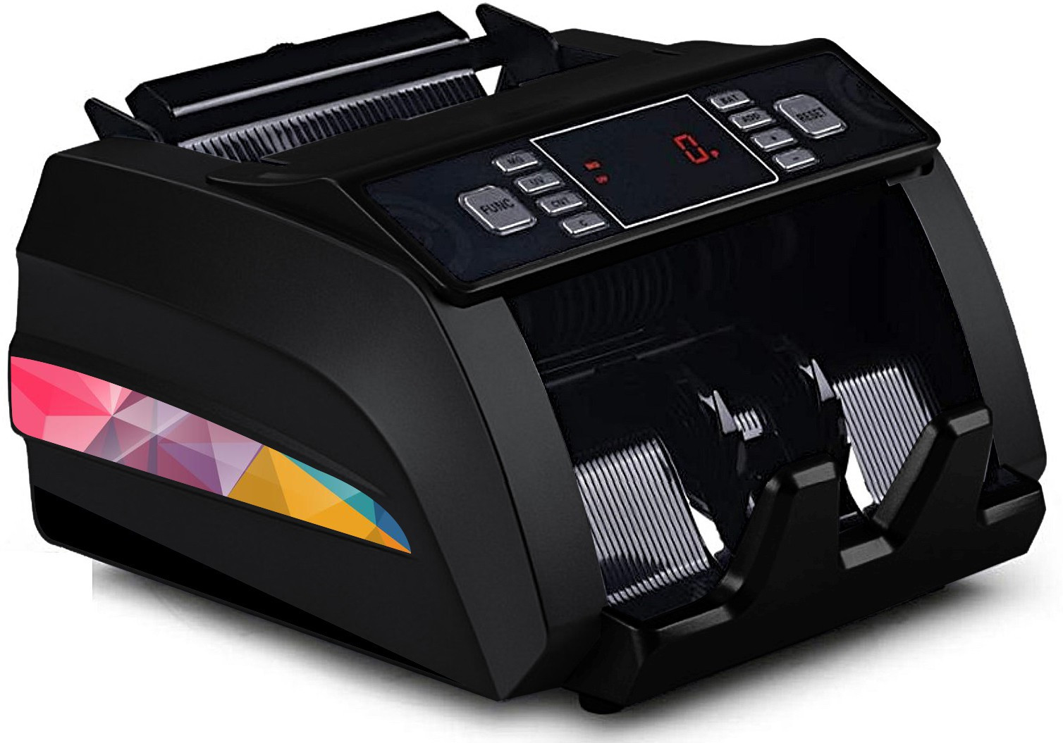 Drop2Kart Bill Counter with LED Display & UV/MG FakeNote Sensor, ADD+BATCH Mode, Fast Counts All Old & New INR Note Counting Machine image 1