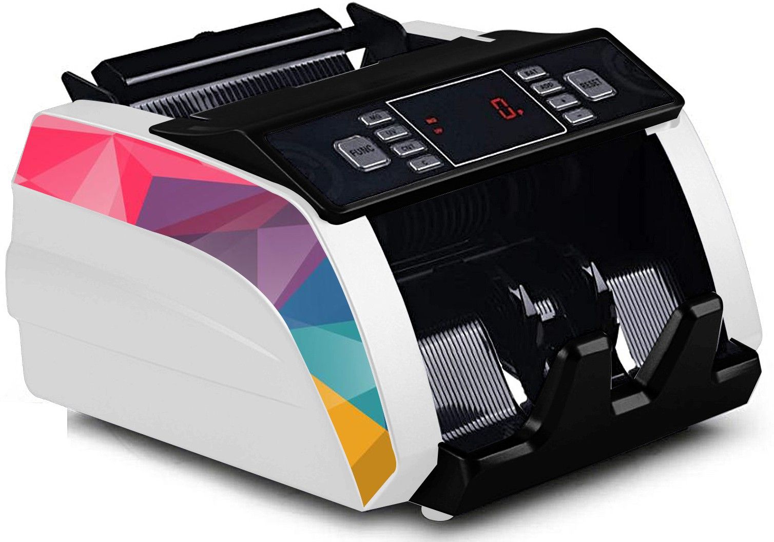 Drop2Kart Cash Counter with All INR Currency Support, UV/MG Fake-Note Detection, Big LED Display with FakeNote Alarm Note Counting Machine-image-38