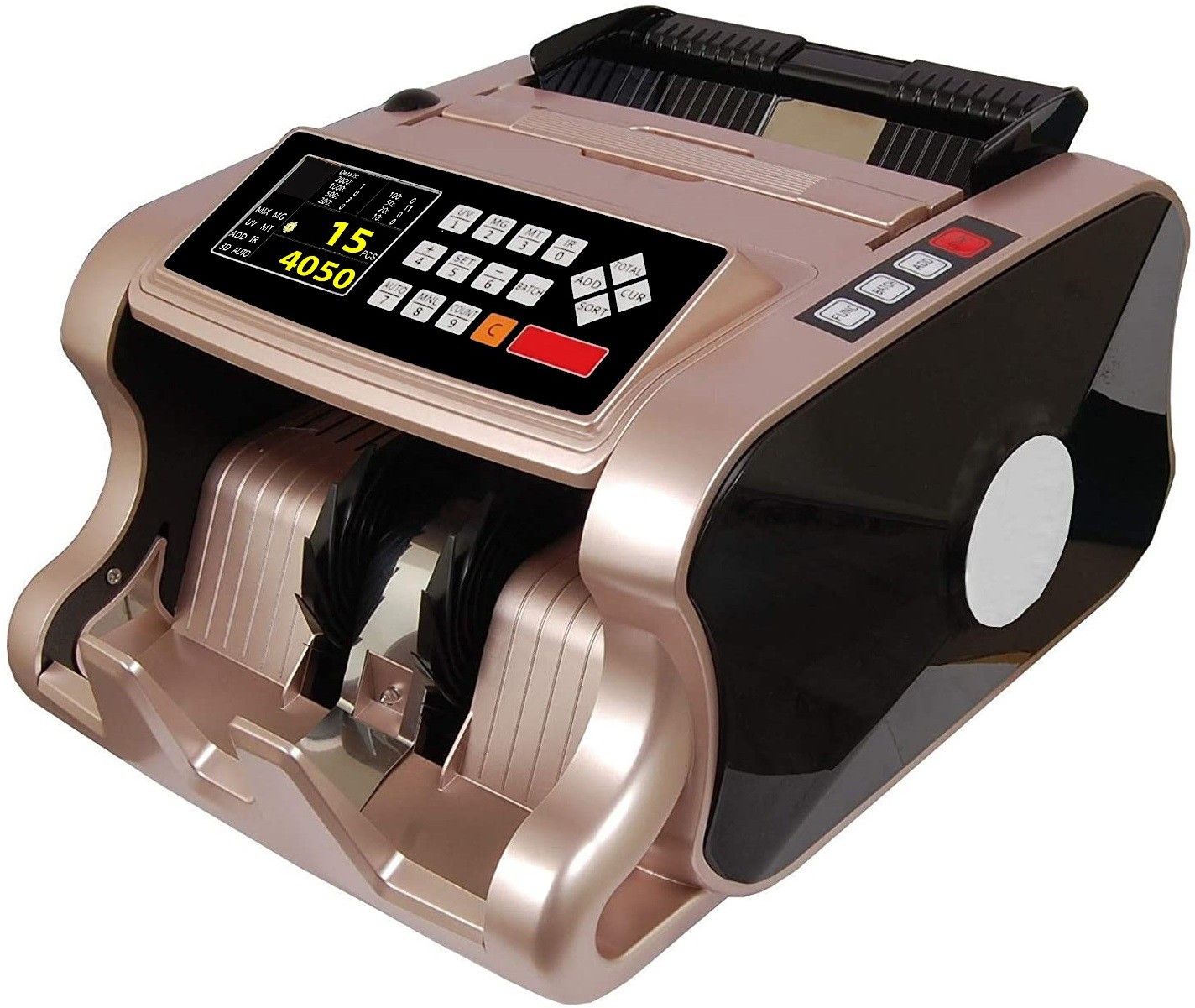 Drop2Kart MixValue LCD Cash Counter - Dual HeavyDuty Motor, UV/MG/MT/IR Image Sensors, FakeNote Alarm, After Sales Service Support Note Counting Machine-image-32