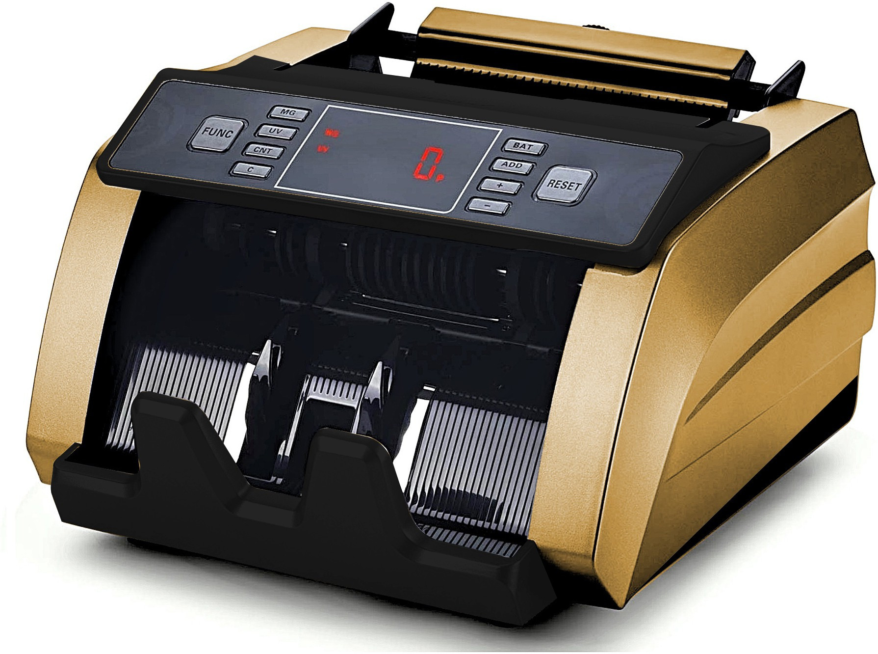 Drop2Kart Automatic Cash Counter - UV/MG Fake-Note Detection, Fast Counts All Old & New INR Bills, LED Display + Heavy-Duty Motor Note Counting Machine image 1