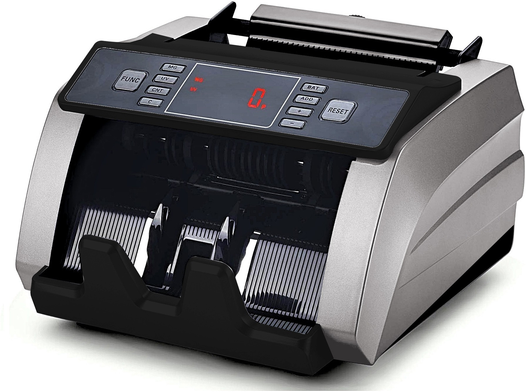 Drop2Kart Bill Counter - Big LED Display, UV/MG Image Sensors, Multiple Operation Modes, Fake-note Alarm, External LED Display Note Counting Machine image 1