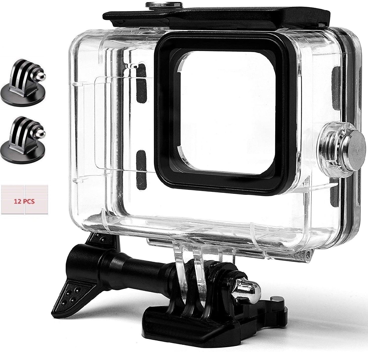 Adofys Waterproof Housing Case Compatible with GoPro HERO9 Black, 60M/196FT Underwater Protective Diving Case Camera Housing-picture-33