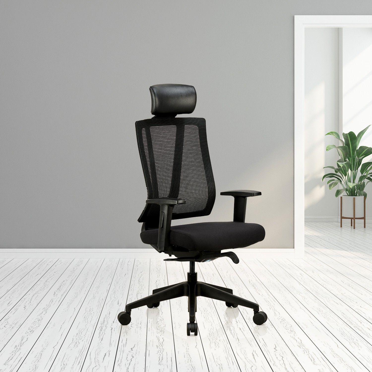 Enzo HB Fabric Office Arm Chair-image-17