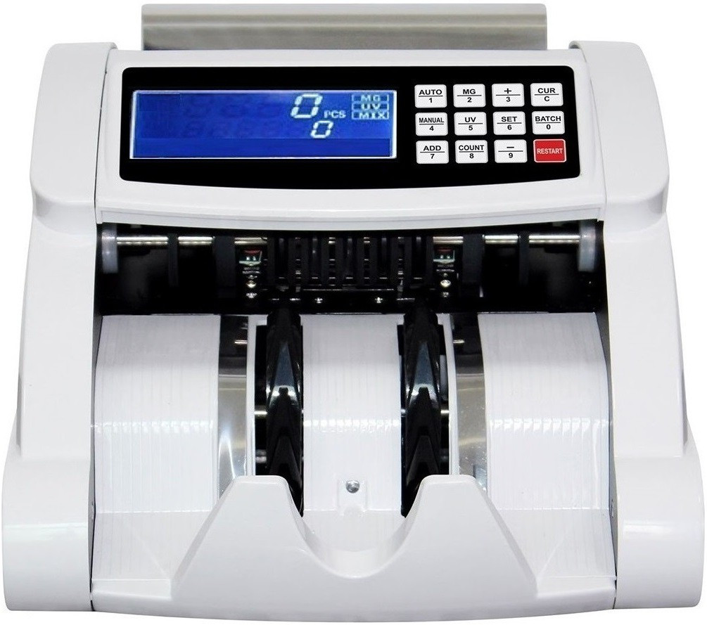Drop2Kart Bill Counter - RGB LCD Display, UV/MG Image Sensors, Multiple Operation Modes, Fake-note Alarm, External LED Display Note Counting Machine image 1