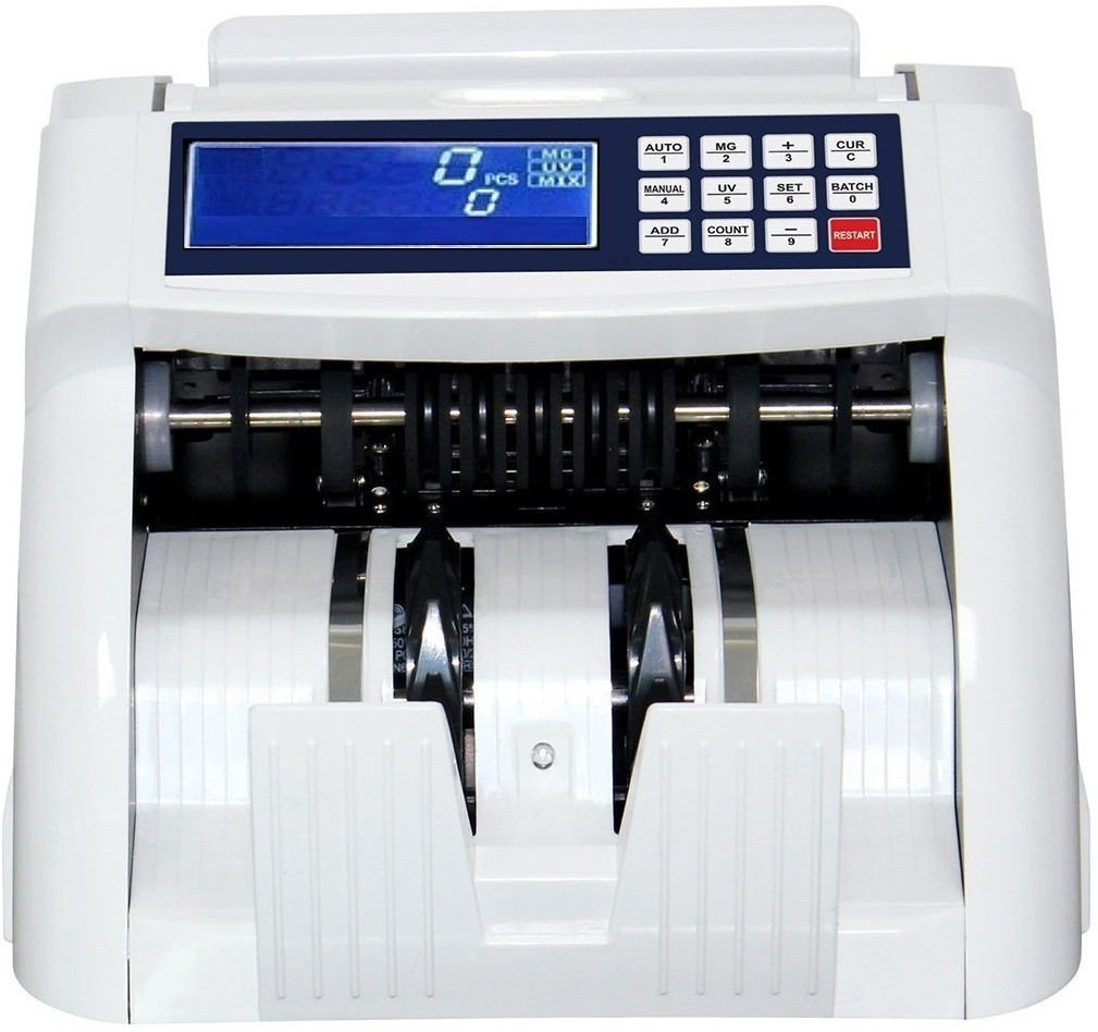 Drop2Kart Bill Counter - Updated for All INR, LCD Display, UV/MG CMOS Sensors, External LED Display, After Sales Service Support Note Counting Machine image 1