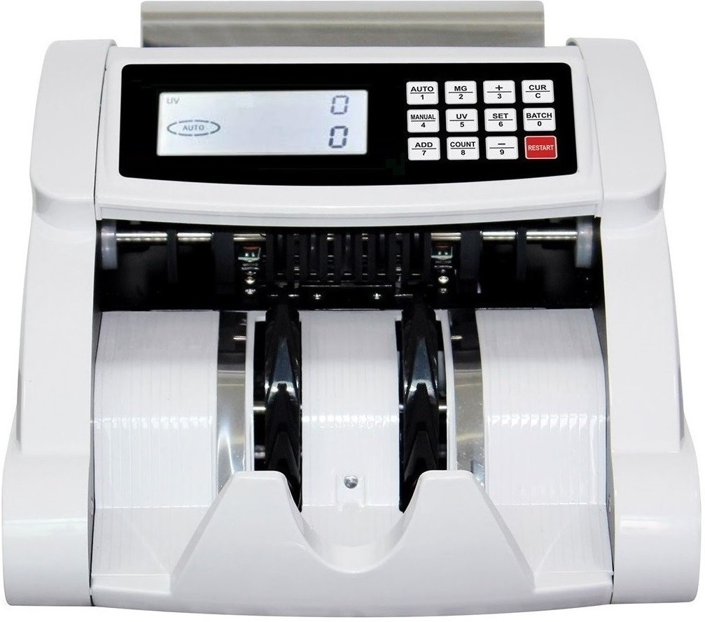 Drop2Kart Cash Counter - Big LCD Display, UV/MG Japanese Sensors, Multiple Operation Modes, Fake-note Alarm, External LED Display Note Counting Machine image 1