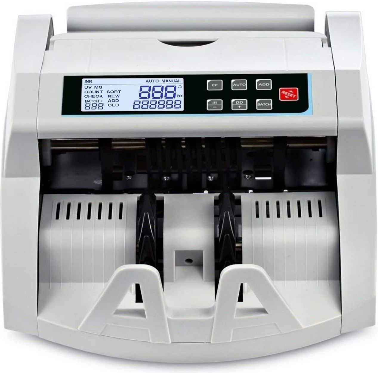 Drop2Kart Cash Counter - Bank Grade, UV/MG Counterfeit Detection, TFT LCD Display, ADD+BATCH Modes, After Sales Service Support Note Counting Machine image 1
