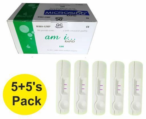 Am i LH 5 Ovulation + 5 Pregnancy Ovulation Kit