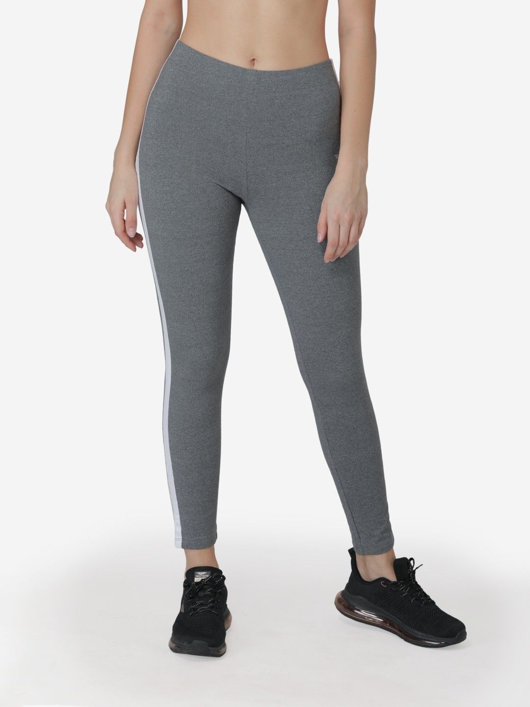 Solid Women Grey Tights