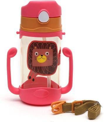 Straw Sippy Cup/Sipper Mugs, Toddlers Kids Flip Top Water Bottle with Handles and Strap Non Toxic BPA Free-400 ml Straw Sippy Cup/Sipper Mugs, Toddlers Kids Flip Top Water Bottle with Handles and Strap Non Toxic BPA Free-400 ml-image-33