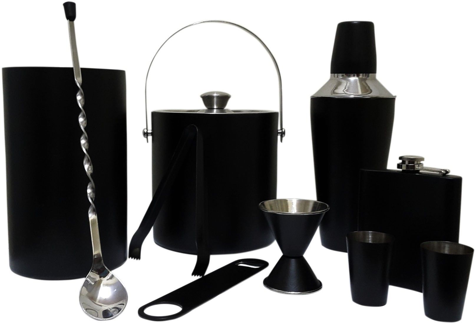 10 pc Black color Bar Set 10 - Piece Bar Set-image-24